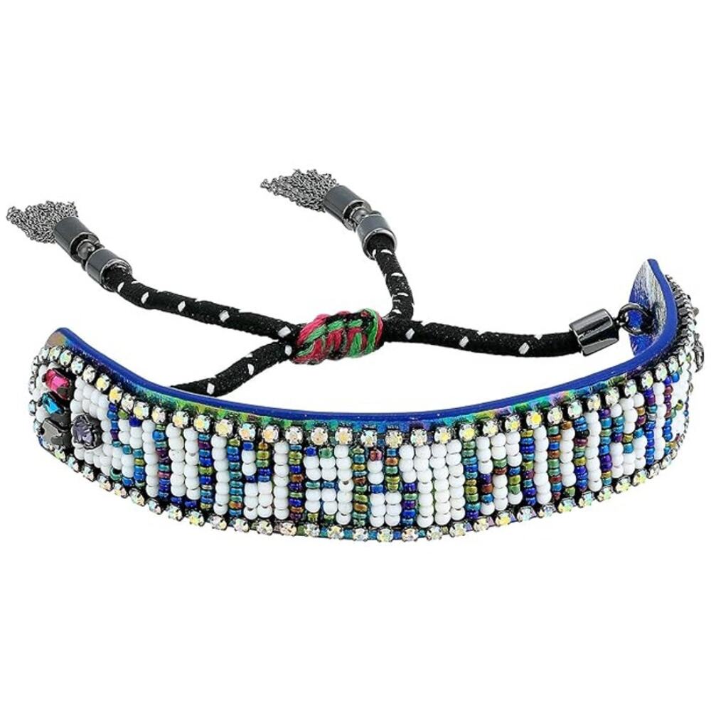 NWT Rebecca Minkoff Super Women Seed Bead Friendship Bracelet Multi Women's OS